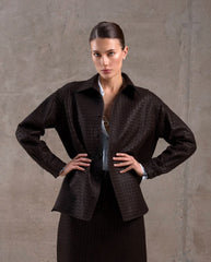 Leather shirt.Camasa din piele naturală. KALINKA FURS