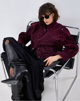 Suede jacket with pocket. Geaca din piele întoarsă cu buzunare KALINKA FURS