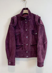 Suede jacket with pocket. Geaca din piele întoarsă cu buzunare KALINKA FURS