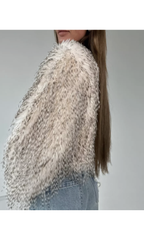 Blana ecologica din pene de strut, scurta KALINKA FURS