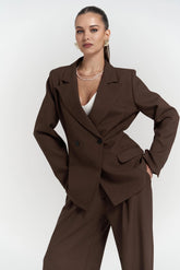 Jacheta blazer subtire, cu doi nasturi KALINKA FURS