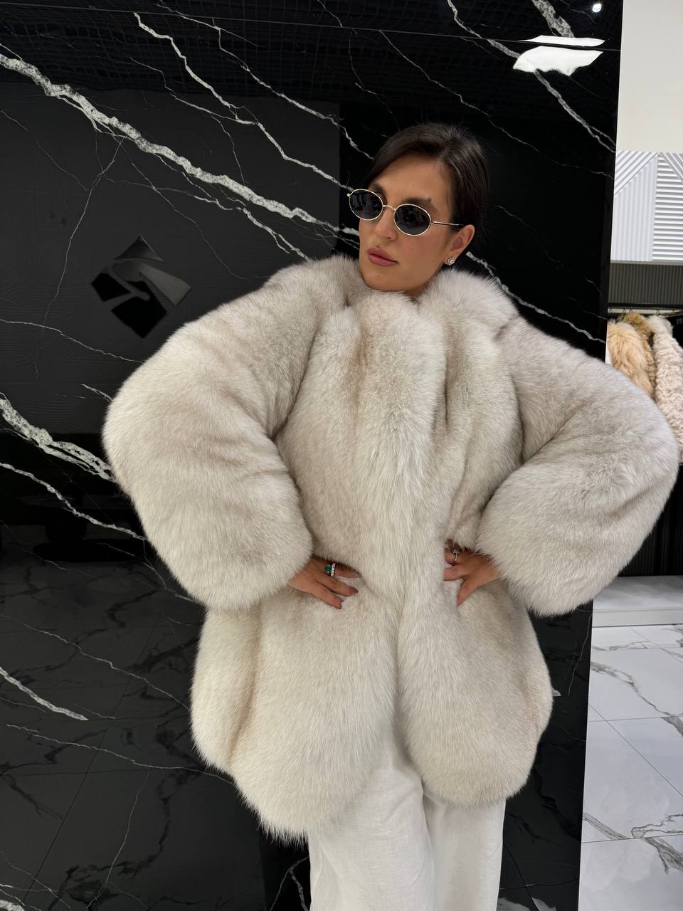 Natural fox fur. Blana naturala din vulpe KALINKA FURS