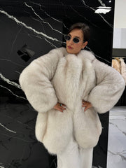 Natural fox fur. Blana naturala din vulpe KALINKA FURS