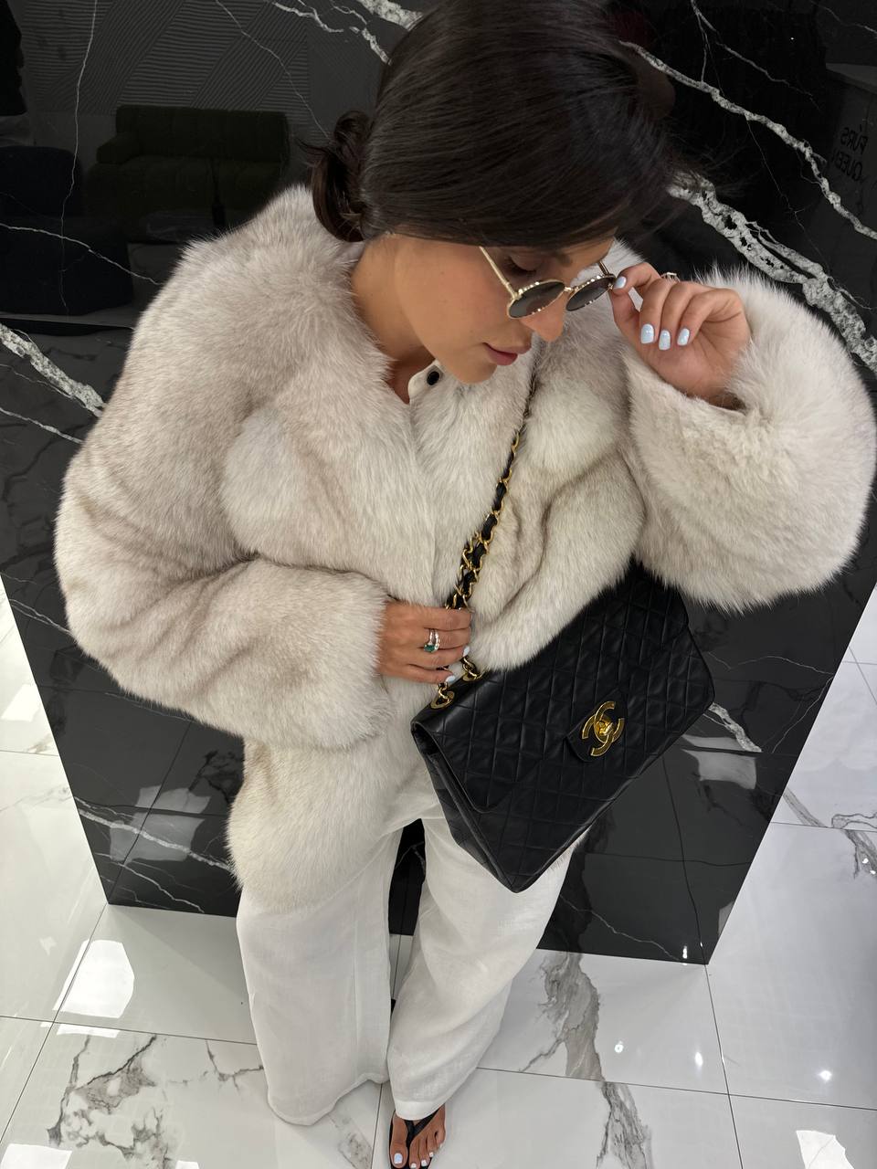 Natural fox fur. Blana naturala din vulpe KALINKA FURS