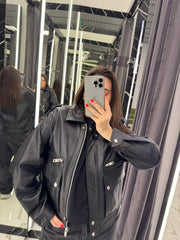 Masculine Jacket Black. Geaca stil masculin KALINKA FURS