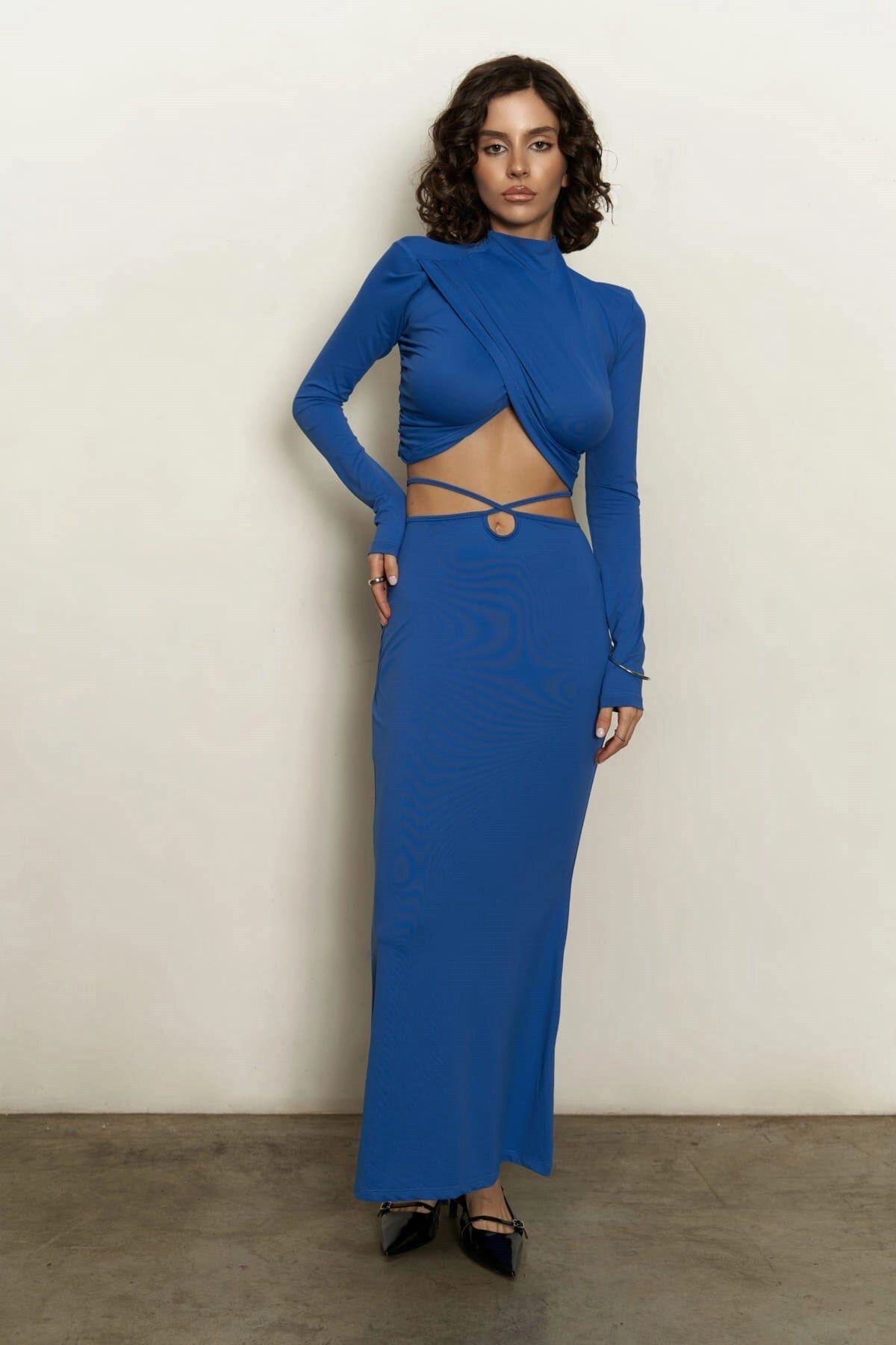 Set crop si fustă Kelsey KALINKA FURS