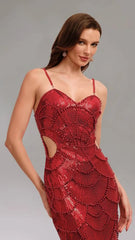 Rochie cu perle KALINKA FURS