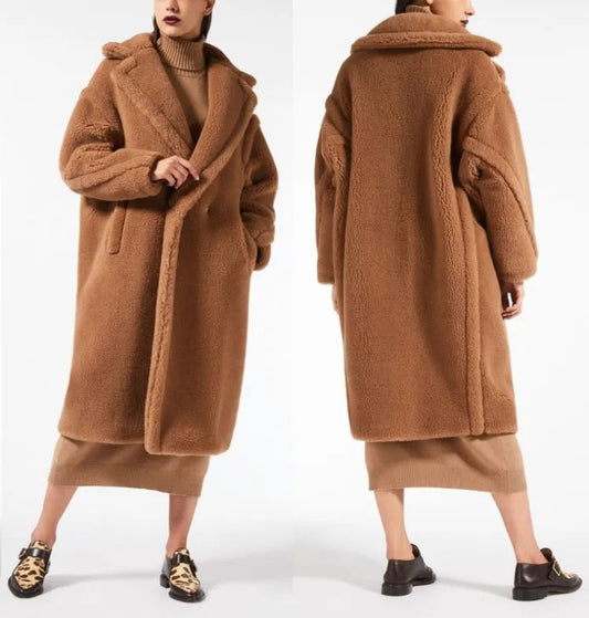 Teddy Coat Oversized. Palton oversized Teddy KALINKA FURS