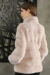 Natural Mink Fur Jacket. Haina din blana naturala de vizon. KALINKA FURS