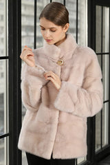 Natural Mink Fur Jacket. Haina din blana naturala de vizon. KALINKA FURS