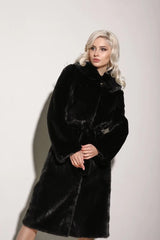 Mink natural fur coat 170 cm. Haina din blana naturala de vizon 170 lungime KALINKA FURS