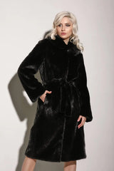 Mink natural fur coat 170 cm. Haina din blana naturala de vizon 170 lungime KALINKA FURS