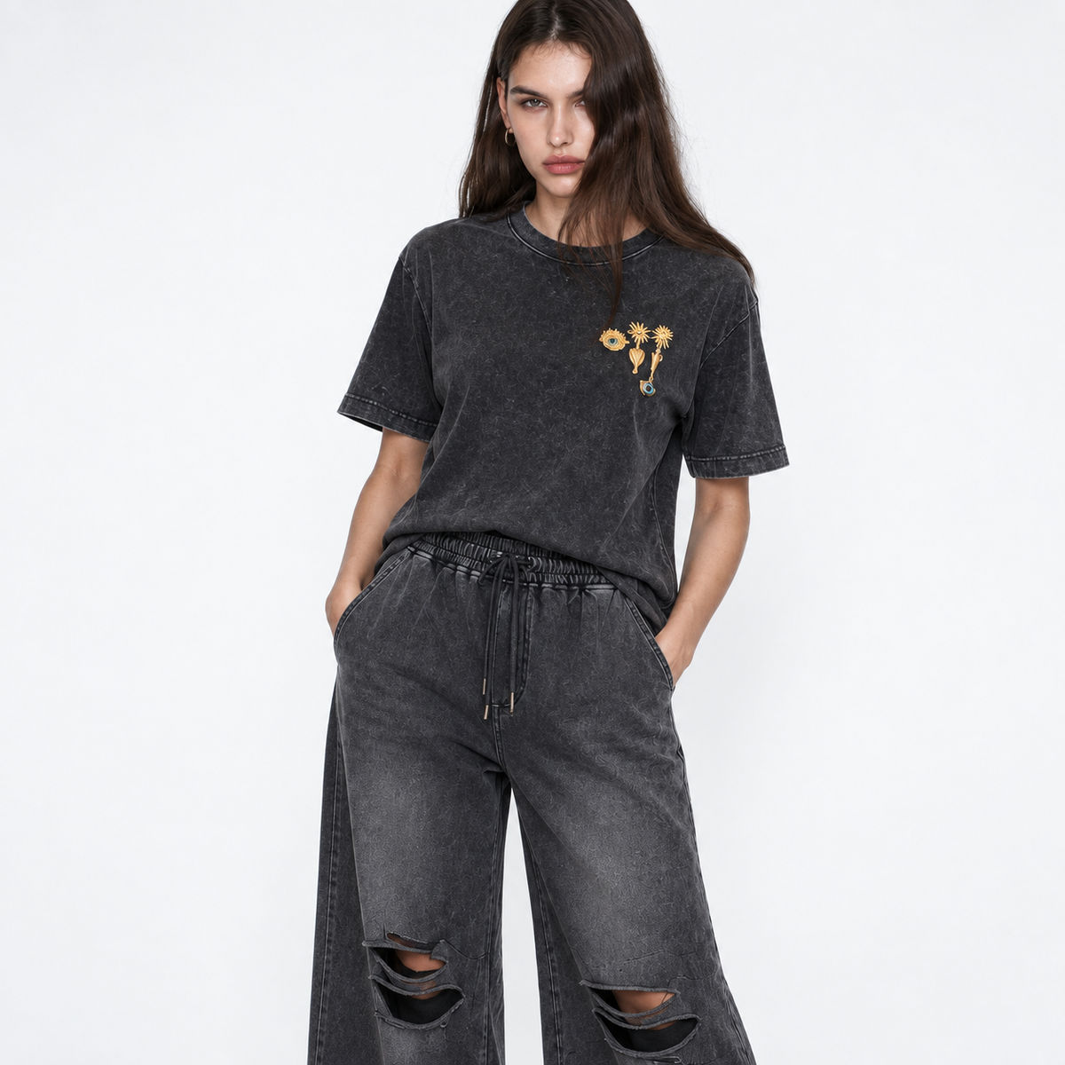 Getty Compleu casual tricou și pantaloni