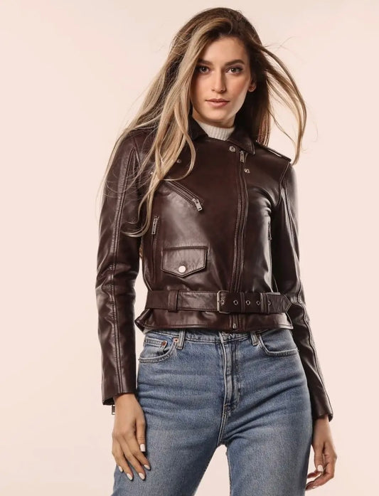 Brown Women’s Leather Jacket