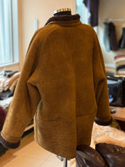 Svetlana Natural sheepskin coat