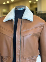 Rika Natural sheepskin coat