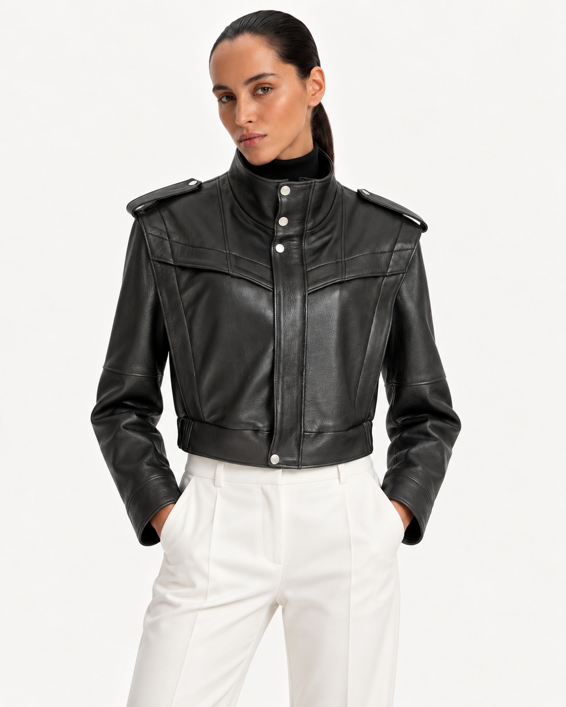 Genuine leather jacket guard