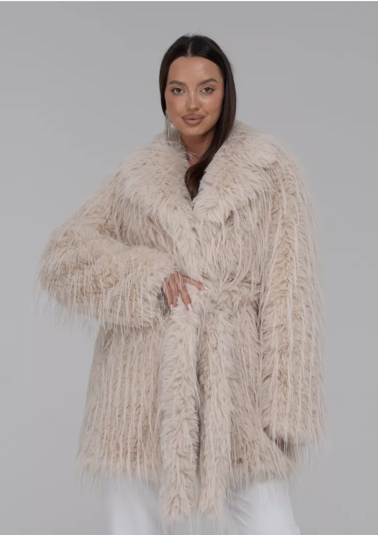 Ostrich eco fur. Blana ecologica de strut KALINKA FURS