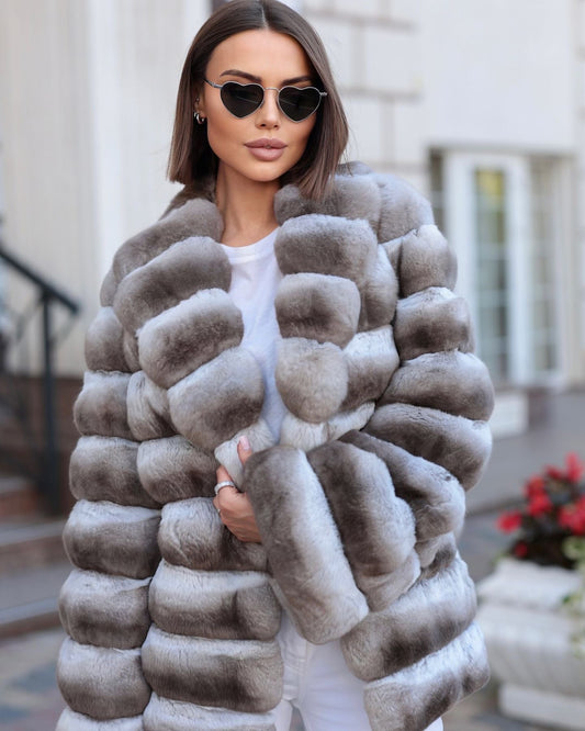Chinchilla Natural Fur. Blana naturala din chinchilla KALINKA FURS