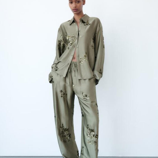 Ivana set bluza si pantaloni KALINKA FURS