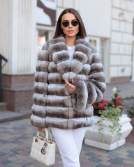Chinchilla Natural Fur. Blana naturala din chinchilla KALINKA FURS