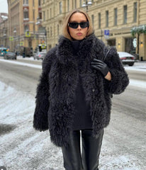 Natural Tigrado Fur. Blana naturala din oaie Tigrado. KALINKA FURS