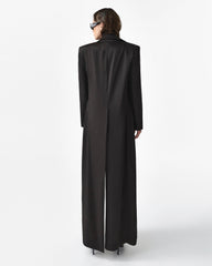 Isolette maxi blazer cu guler satinat. Mărime M