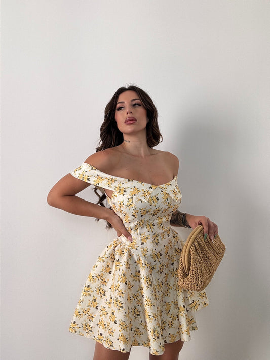 Leila rochie cu umerii goi