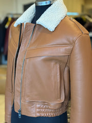 Rika Natural sheepskin coat