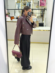 Julia short jacket with laces