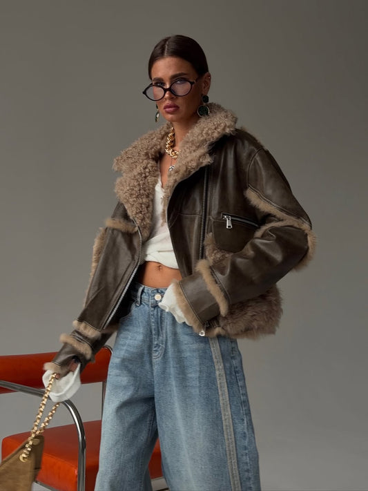 Swag jacheta tip cojoc de iarnă