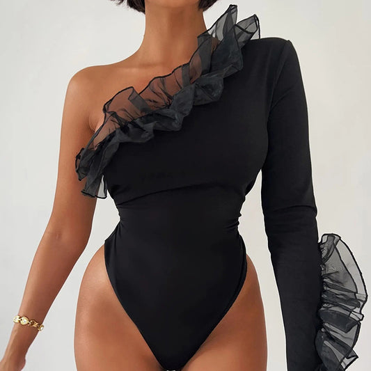 Eleea top body cu mânecă lungă