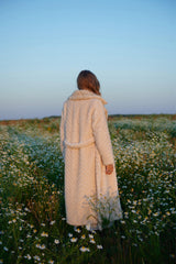 Bianca jacheta din blana ecologica