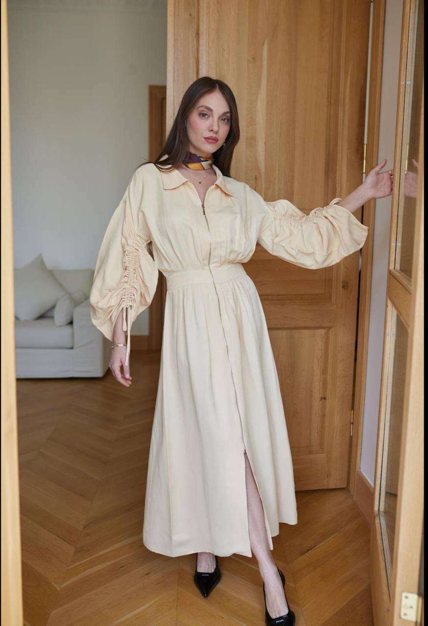 Lily rochie maxi cu fermoar KALINKA FURS