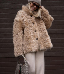 Natural Tigrado Fur. Blana naturala din oaie Tigrado. KALINKA FURS