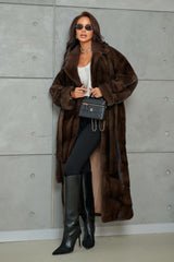 Crina jacheta din blană naturală de vizon/nurca