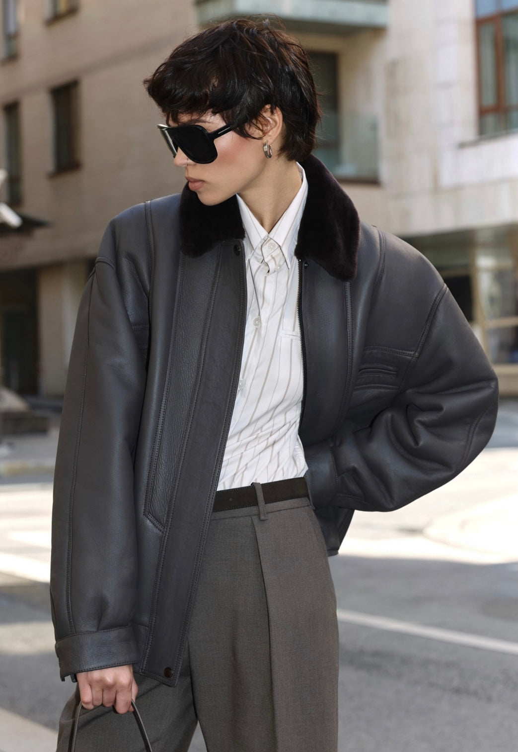 Irvy Cojoc din blană naturală de oaie