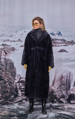 Lidia jacheta din blană naturală de vizon/nurca