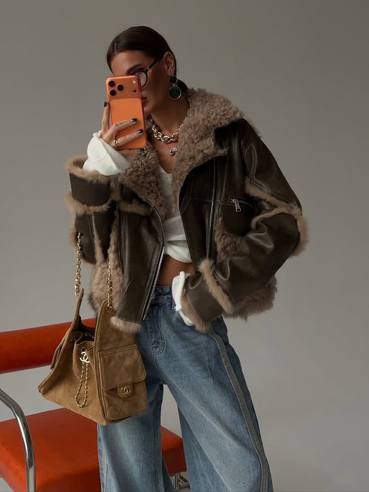 Swag jacheta tip cojoc de iarnă