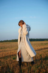 Nonna Haina din blana ecologica cu efect de vizon