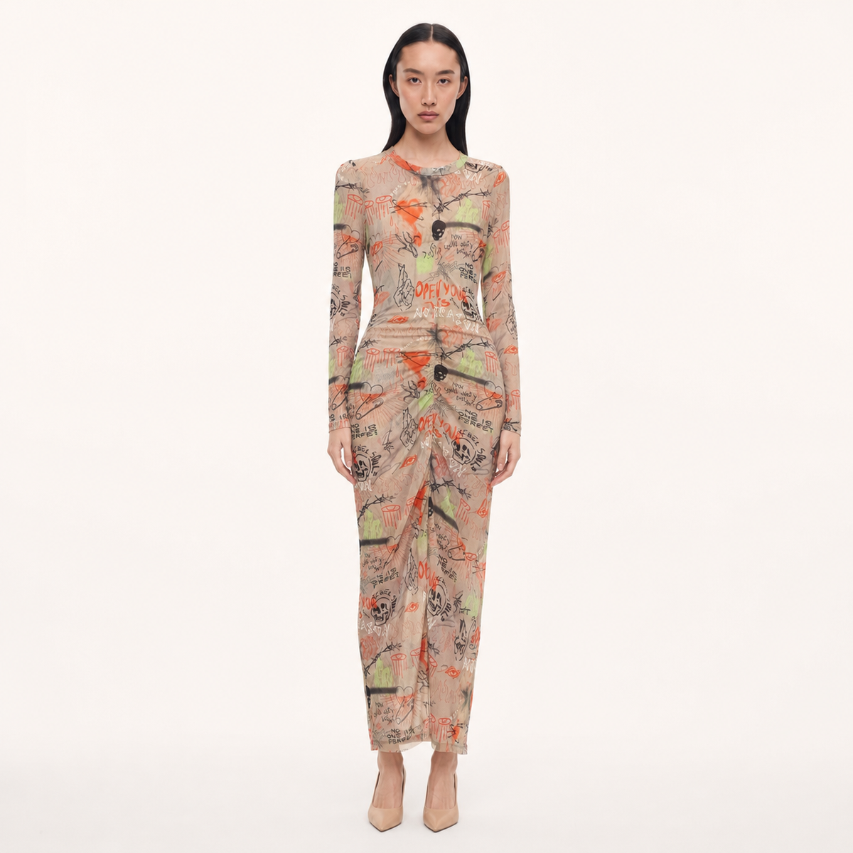 Rochie cu imprimeu Grafic