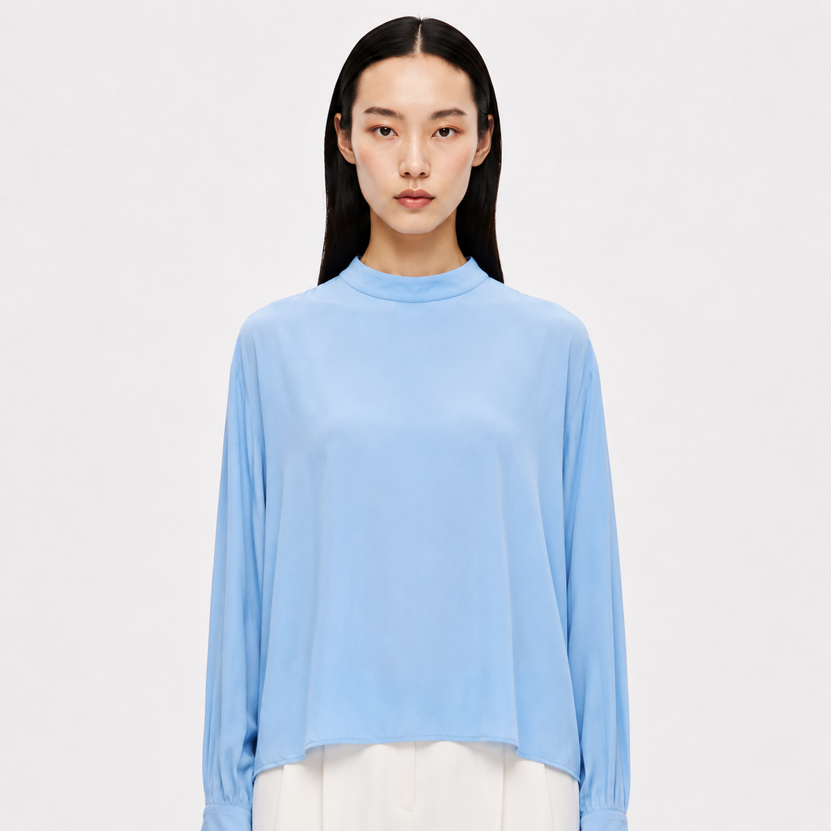 Bluza eleganta albastra