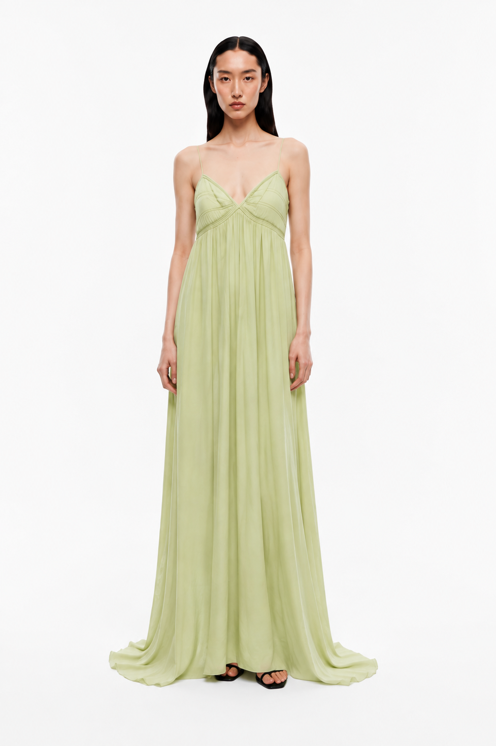 Rochie lunga verde