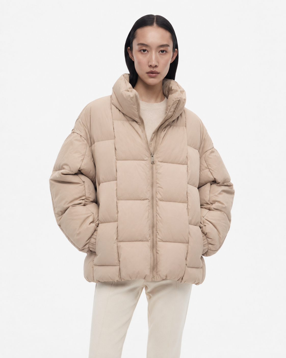 Geaca matlasata oversize
