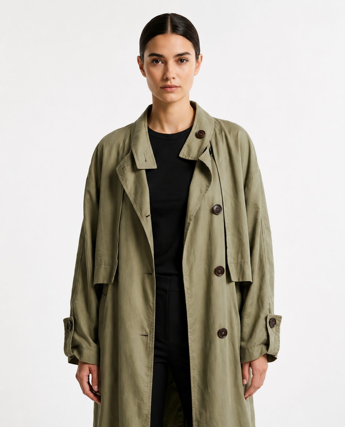 Trench Oversized khaki