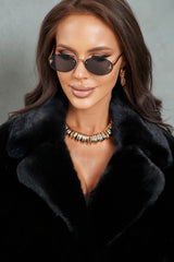 Vera Jacheta din blană naturală de vizon/nurca