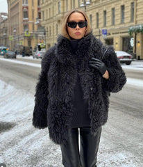 Natural Tigrado Fur. Blana naturala din oaie Tigrado. KALINKA FURS