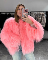 Mongolian Fur. Blana naturala din oaie mongoleza. Blana din miel tibetan KALINKA FURS