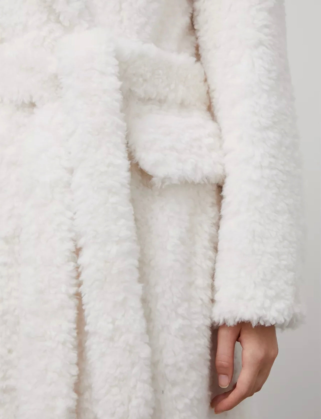 White Fur Teddy Coat