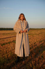 Bianca jacheta din blana ecologica